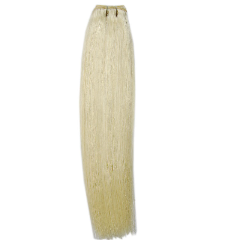 Hot sale 100g 4pcs Hair Weaves Double Wefts 100g/pc 613 Russian Blonde human hair Color 613 Can be Dyed Human Hair Extension