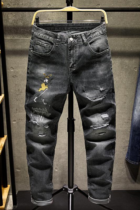 AH02189 Fashion Men's Jeans 2020 Runway Luxury European Design party style Men's Clothing, As pic
AH02189 Fashion Men's Jeans 2020 Runway Luxury European Design party style Men's Clothing, As pic