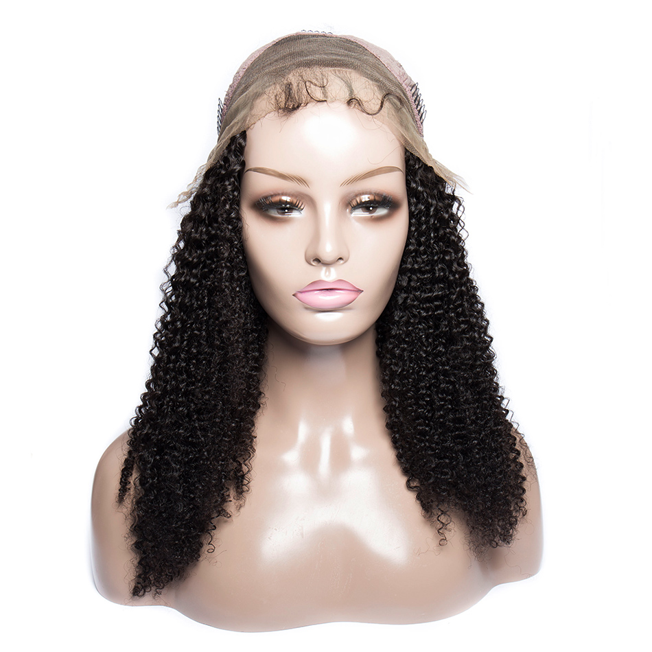 Mogolian Afro Kinky Curly Lace Front Human Hair Wigs For Black Women Remy Hairs 360 hd Laces Frontal Wig 150 Density 10-22inch diva1