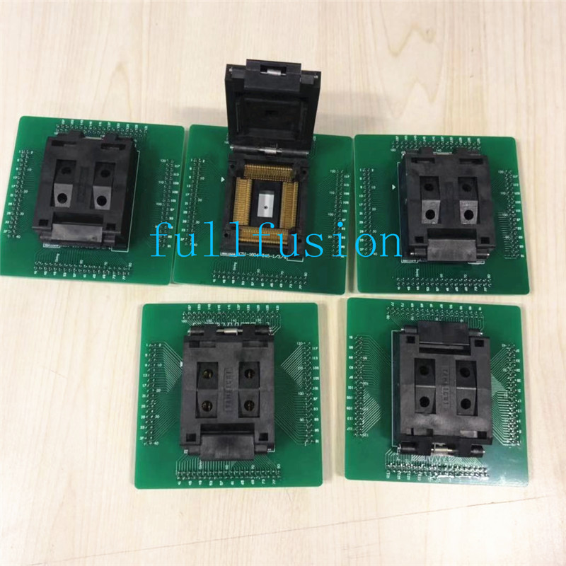 IC51-1604-845-4 Yamaichi IC Test Socket QFP160 TO DIP programming Adapter LQFP160 Burn in Socket - view 3