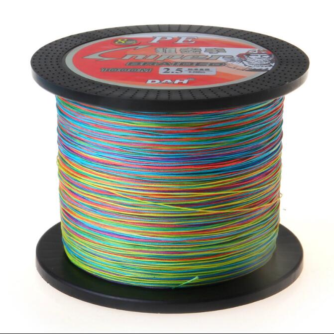 1000M Chromatic Multicolored Cost-effective Super Cast 8 Strands Braided Fishing Line 10-170LB PE line Hi-grade Performance High quality
1000M Chromatic Multicolored Cost-effective Super Cast 8 Strands Braided Fishing Line 10-170LB PE line Hi-grade Performance High quality
