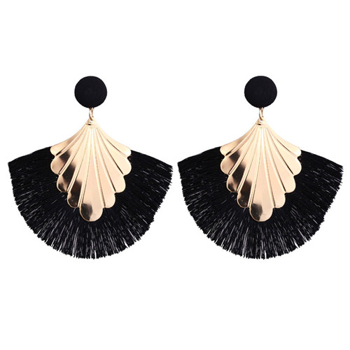 Fashion Tassel Earrings Vintage Retro Tassel Bohemia National Style Jewelry Female Style Drop Earrings for Women, Idea Gift for Sister, Wife