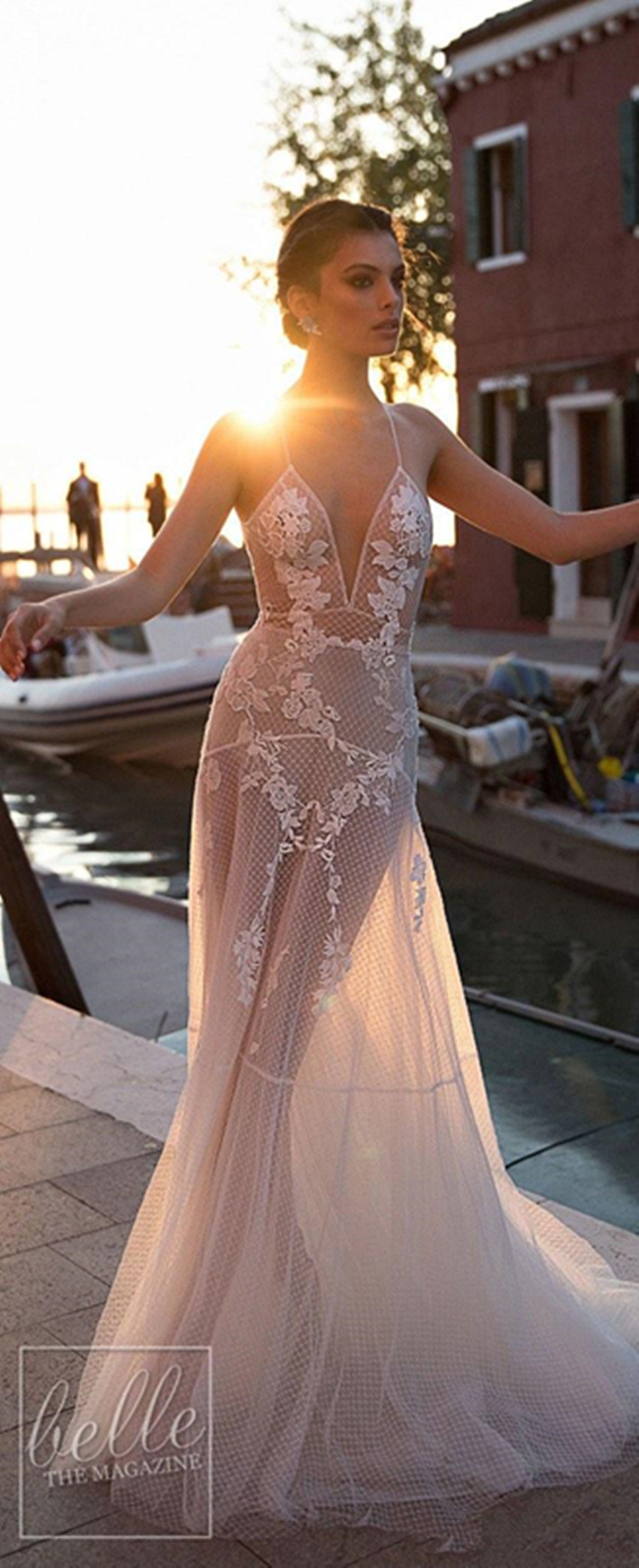 Gali karten Cheap Wedding Dress Sp Spaghetti Bohemian Bridal Gowns A Line Backless Sexy Summer Beach Wedding Dresses Boho Wedding Dress 4344