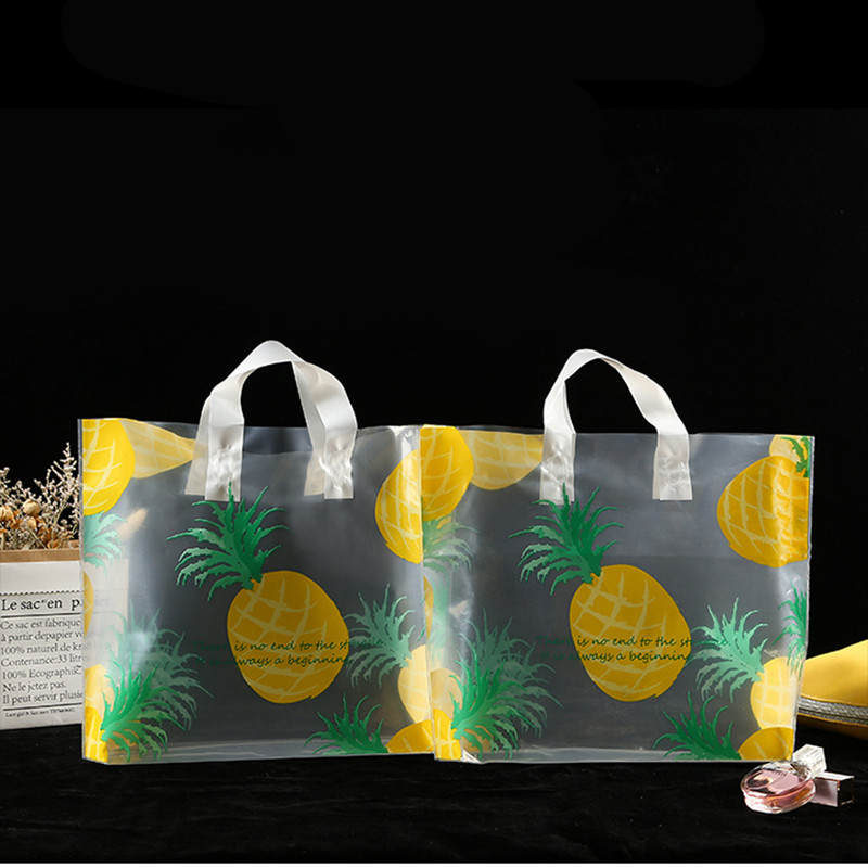 50pc Pineapple Plastic Gift Bags Thickened and Durable Storage Shopping Clothing Packaging Bag With Handle Candy Wrapping Bags
50pc Pineapple Plastic Gift Bags Thickened and Durable Storage Shopping Clothing Packaging Bag With Handle Candy Wrapping Bags