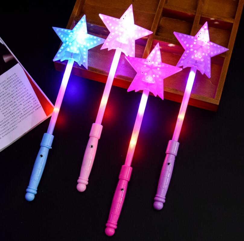 selling concert light stick star hollow glow magic stick bunny children flash stick led light toy new gift