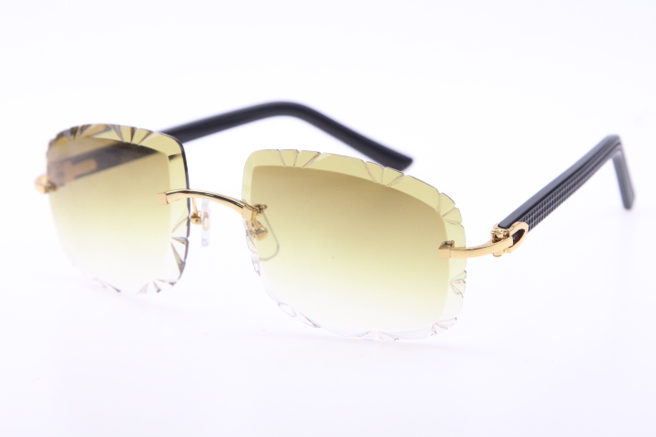 Designer Mens Women Selling Rimless glasses diamond Cut Fashion Marble Black Plank Sunglasses 3524012-B Metal Glasses Male and Female UV400
Designer Mens Women Selling Rimless glasses diamond Cut Fashion Marble Black Plank Sunglasses 3524012-B Metal Glasses Male and Female UV400