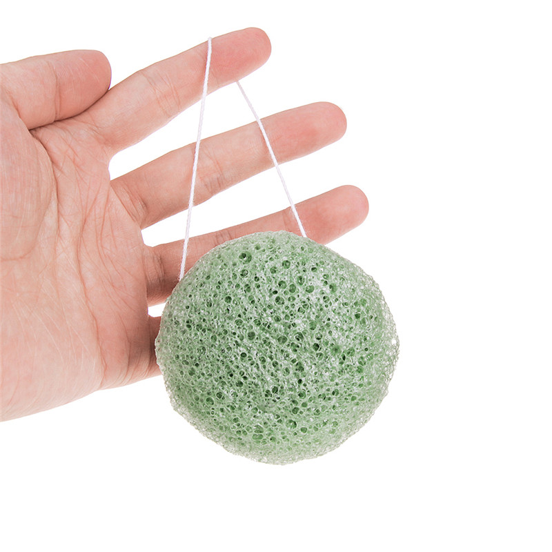 Hot Natural Konjac Konnyaku Facial Puff Face Cleanse Washing Sponge Exfoliator Cleansing Sponge Puff Facial Cleanser