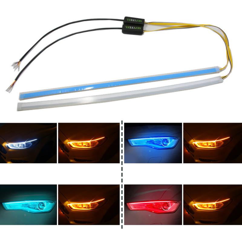 2pcs Neon Car Turn Signal Guide Strip Headlight Assembly Auto Lamps Cars DRL LED Daytime Running Lights Car Accessories HotSale
2pcs Neon Car Turn Signal Guide Strip Headlight Assembly Auto Lamps Cars DRL LED Daytime Running Lights Car Accessories HotSale