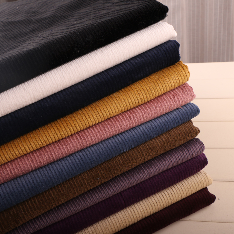Spandex Cotton Striped Velvet Corduroy Clothing Fabric