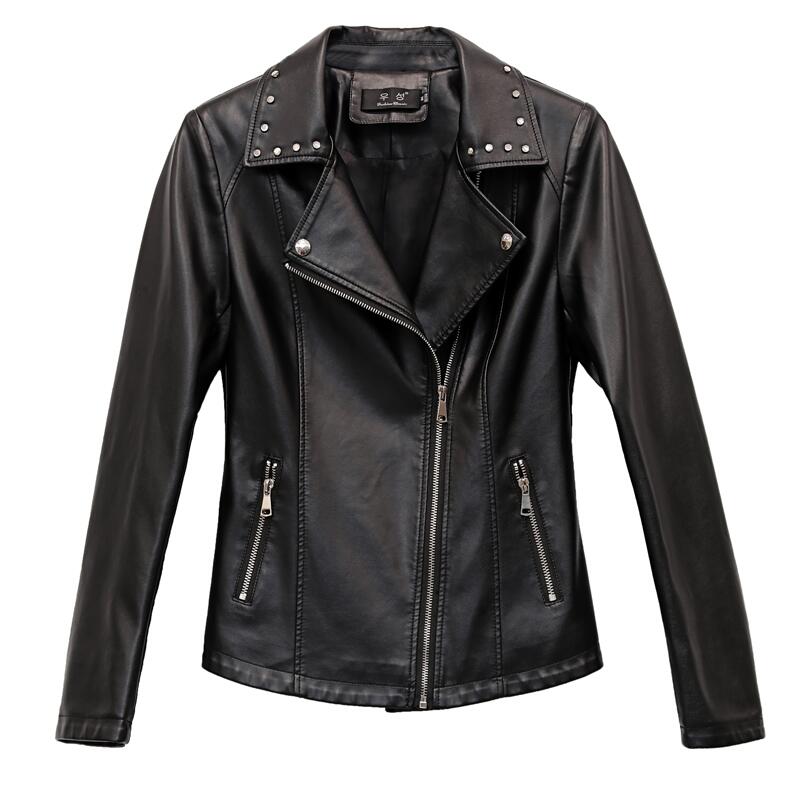 Plus Size Women' Leather Clothing Spring 2019 New Black Leather Jacket Women Short Slim Motorcycle Clothing Female Red
Plus Size Women' Leather Clothing Spring 2019 New Black Leather Jacket Women Short Slim Motorcycle Clothing Female Red