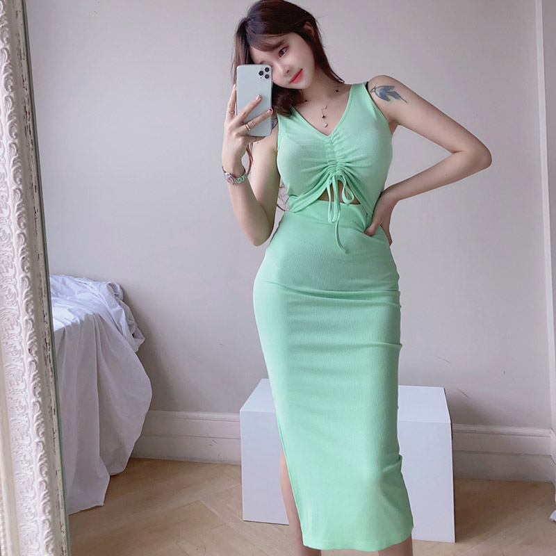 knitted Long dress for women Summer Sleeveless V neck sexy cotton sundress Ladies casual one piece Party Dresses, Black
knitted Long dress for women Summer Sleeveless V neck sexy cotton sundress Ladies casual one piece Party Dresses, Black