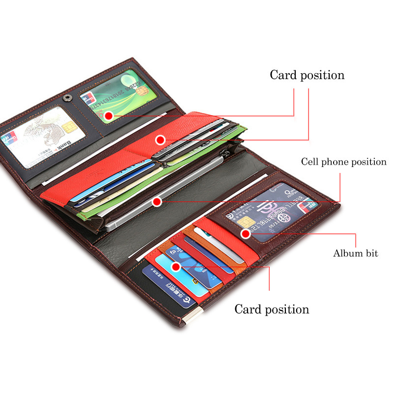 Prettyzy Genuine Leather Women Wallets Patchwork Hasp Coin Pocket Purse Female Clutch Bag Money Clip Slim Carteira Cartera Mujer Y19052302