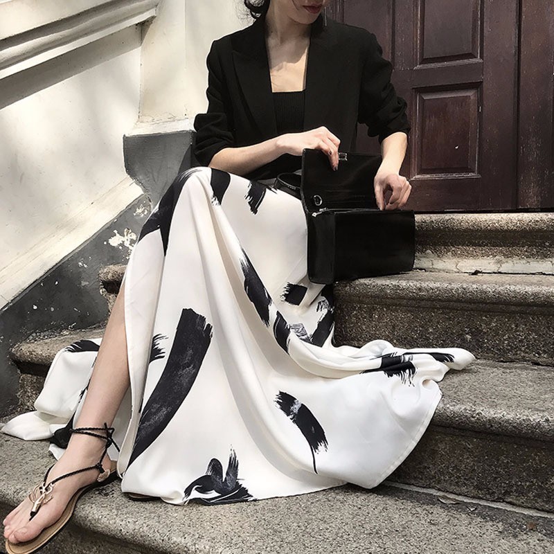 Februaryfrost 2020 Spring Summer Print Split Skirt Ladies Elegant High Waist Elastic Long Skirts Female Tide Clothes Plus Size, Floor-length
Februaryfrost 2020 Spring Summer Print Split Skirt Ladies Elegant High Waist Elastic Long Skirts Female Tide Clothes Plus Size, Floor-length