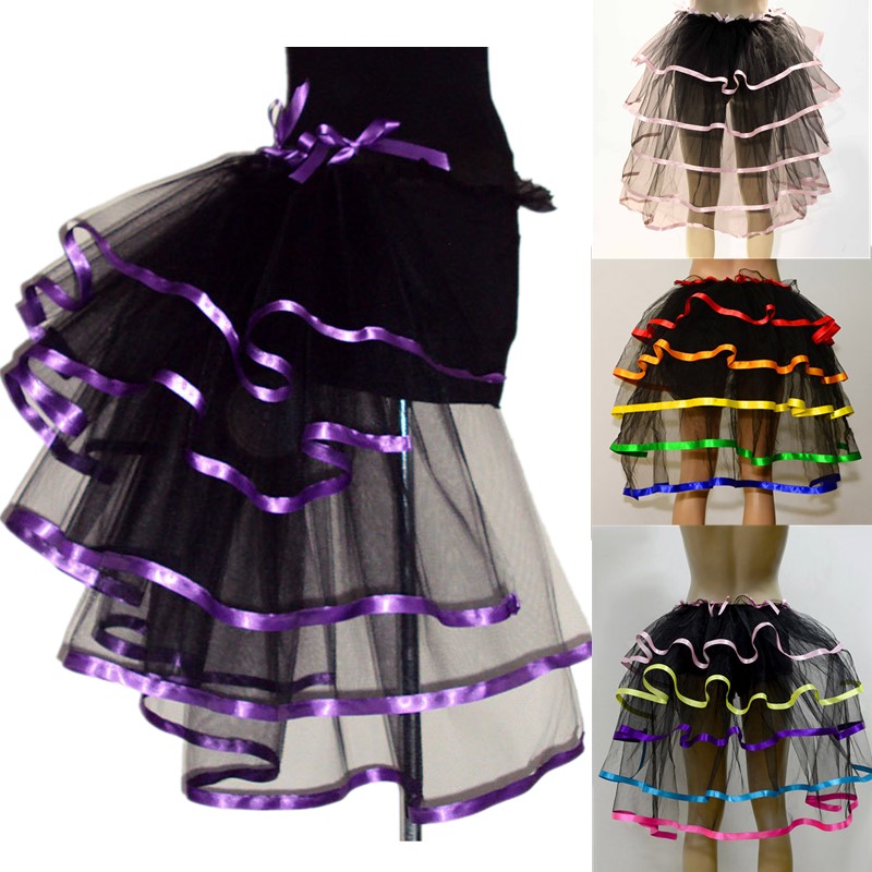 Women Layered Mesh Tutu Skirt Party Queen Satin Striped Hem Sexy Club Dance Party Ruffle Ball Gown Skirts Faldas Mujer Jupe, Purple
Women Layered Mesh Tutu Skirt Party Queen Satin Striped Hem Sexy Club Dance Party Ruffle Ball Gown Skirts Faldas Mujer Jupe, Purple