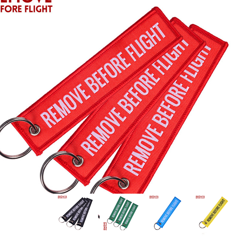 REMOVE BEFORE FLIGHT Flag Keychain Tag Air Pendant Embroidered key Chain Canvas Keyring Luggage Handbag Label Kids Men Women E22101, Red;brown
REMOVE BEFORE FLIGHT Flag Keychain Tag Air Pendant Embroidered key Chain Canvas Keyring Luggage Handbag Label Kids Men Women E22101, Red;brown