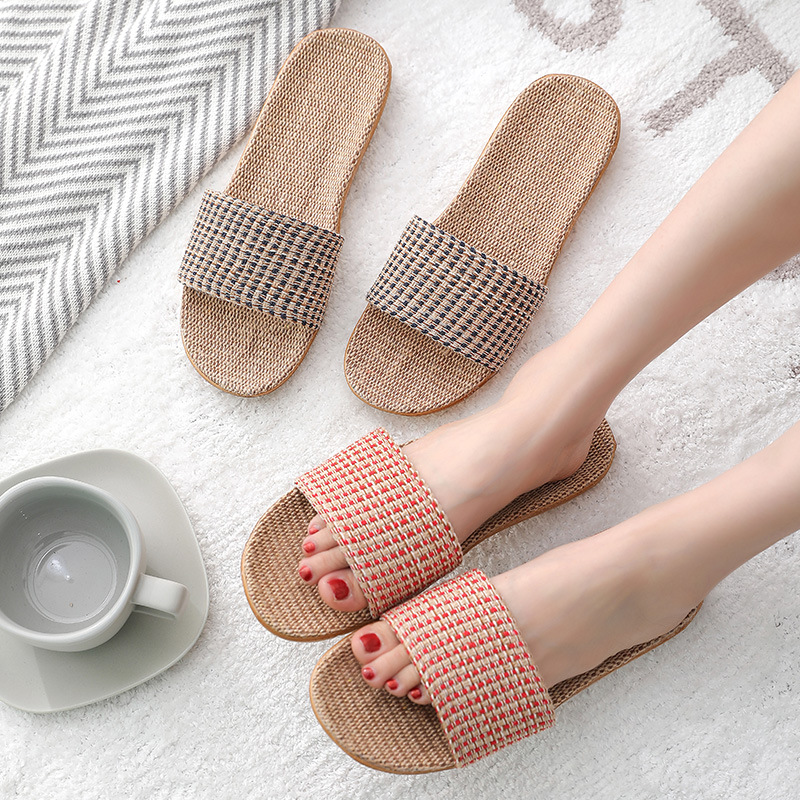 Suihyung Women Flax Slippers 2020 New Summer Lovers Beach Shoes Weave Plaid Casual Slides Flat Sandals Ladies Flip Flops, Black
Suihyung Women Flax Slippers 2020 New Summer Lovers Beach Shoes Weave Plaid Casual Slides Flat Sandals Ladies Flip Flops, Black