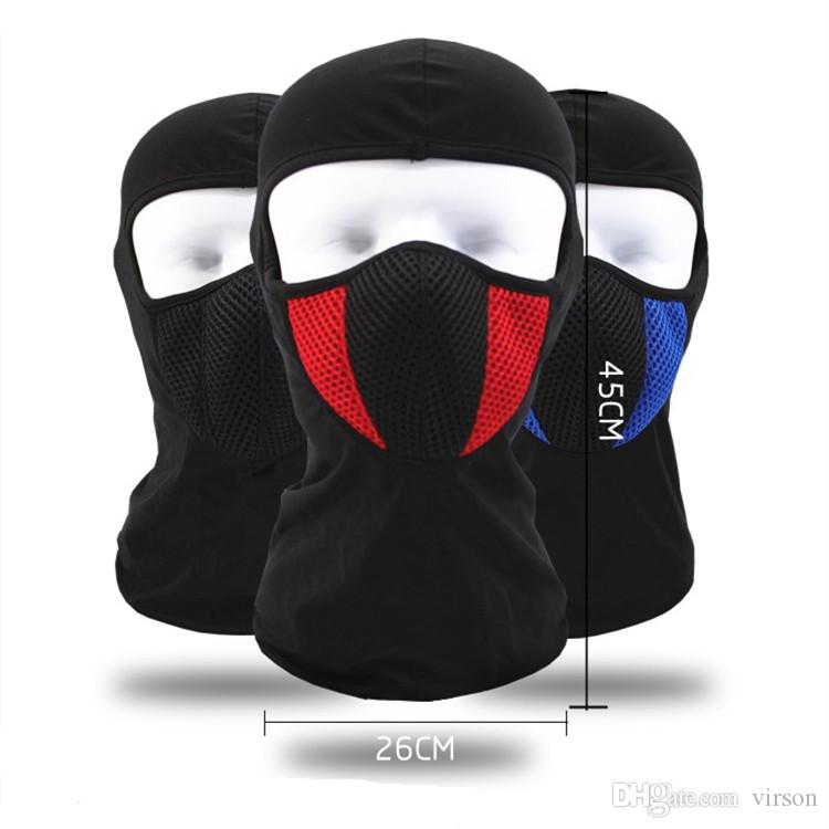 Black Winter Fleece Balaclava masque facial thermique chaud à vélo HOTTE Ski Sports Vélo Équitation Snowboard Bouclier Chapeau