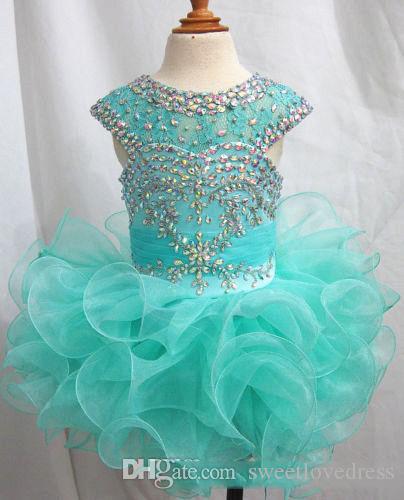 Custom Made Orgaza Ruffle tutu skirt Girls Pageant dresses Lovely short Kid Formal Wears Crystal Beaded Collar Pageant Gown Gor Toddler, White
Custom Made Orgaza Ruffle tutu skirt Girls Pageant dresses Lovely short Kid Formal Wears Crystal Beaded Collar Pageant Gown Gor Toddler, White