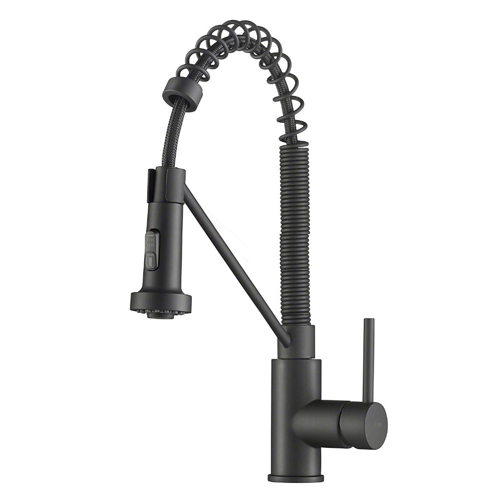 Kraus Single Handle Kitchen Faucet Dual Function Pull-Down Sprayhead Matte Black Brushed Nikcle Kitchen Sink Bar Sink Mixer Tap
Kraus Single Handle Kitchen Faucet Dual Function Pull-Down Sprayhead Matte Black Brushed Nikcle Kitchen Sink Bar Sink Mixer Tap