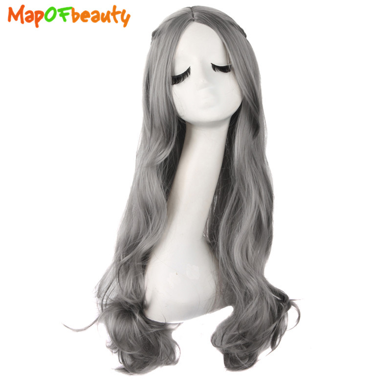 MapofBeauty 28" Long Braided Hairstyle Cosplay Wigs Silver Dark Green White Wig Costume Party Heat Resistant Fake Synthetic Hair 
MapofBeauty 28" Long Braided Hairstyle Cosplay Wigs Silver Dark Green White Wig Costume Party Heat Resistant Fake Synthetic Hair