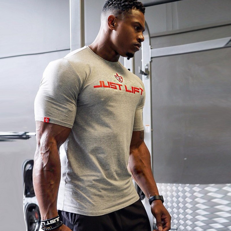 Januarysnow Fashion Men fashion t shirt NEW Spring summer Slim shirts male Tops Leisure Bodybuilding Shont Sleeve personality tees clothing, Black 2
Januarysnow Fashion Men fashion t shirt NEW Spring summer Slim shirts male Tops Leisure Bodybuilding Shont Sleeve personality tees clothing, Black 2