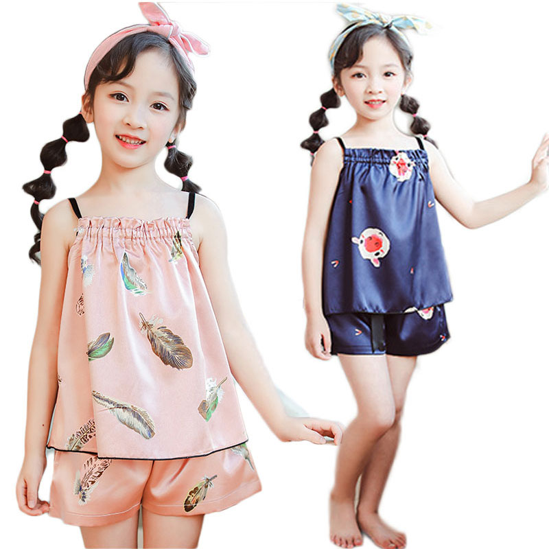 Silk Kids Pajamas Sets Summer Children Pajamas For Girls 2020 Cartoon Girl Sleepwear Teenager Pyjamas Clothing, Stcm
Silk Kids Pajamas Sets Summer Children Pajamas For Girls 2020 Cartoon Girl Sleepwear Teenager Pyjamas Clothing, Stcm