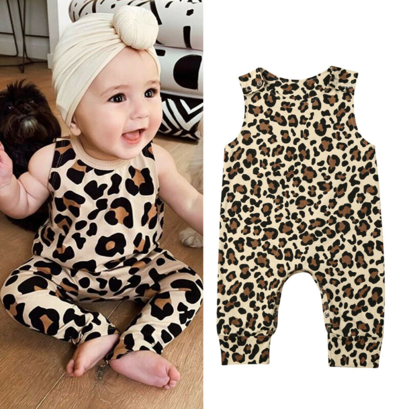 Toddler Newborn Baby Girl Boy Jumpsuit Leopard Printed Romper Sleeveless or Long Sleeve Tops Clothes 0-24 Months
Toddler Newborn Baby Girl Boy Jumpsuit Leopard Printed Romper Sleeveless or Long Sleeve Tops Clothes 0-24 Months