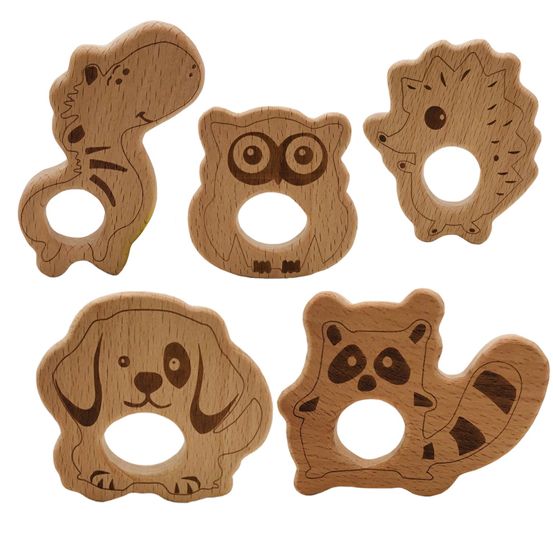 Baby Wooden Teethers Food Grade Beech Wooden Teether Newborn Animals Accessories Kids Teething Necklace Pendant Nursing Toys Gift
Baby Wooden Teethers Food Grade Beech Wooden Teether Newborn Animals Accessories Kids Teething Necklace Pendant Nursing Toys Gift