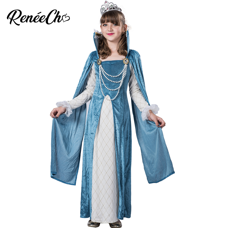 Theme Costume Child Pearl Princess Cosplay Teal Medieval For Girls Halloween Kids Long Blue Dress Birthday, Sky blue
Theme Costume Child Pearl Princess Cosplay Teal Medieval For Girls Halloween Kids Long Blue Dress Birthday, Sky blue