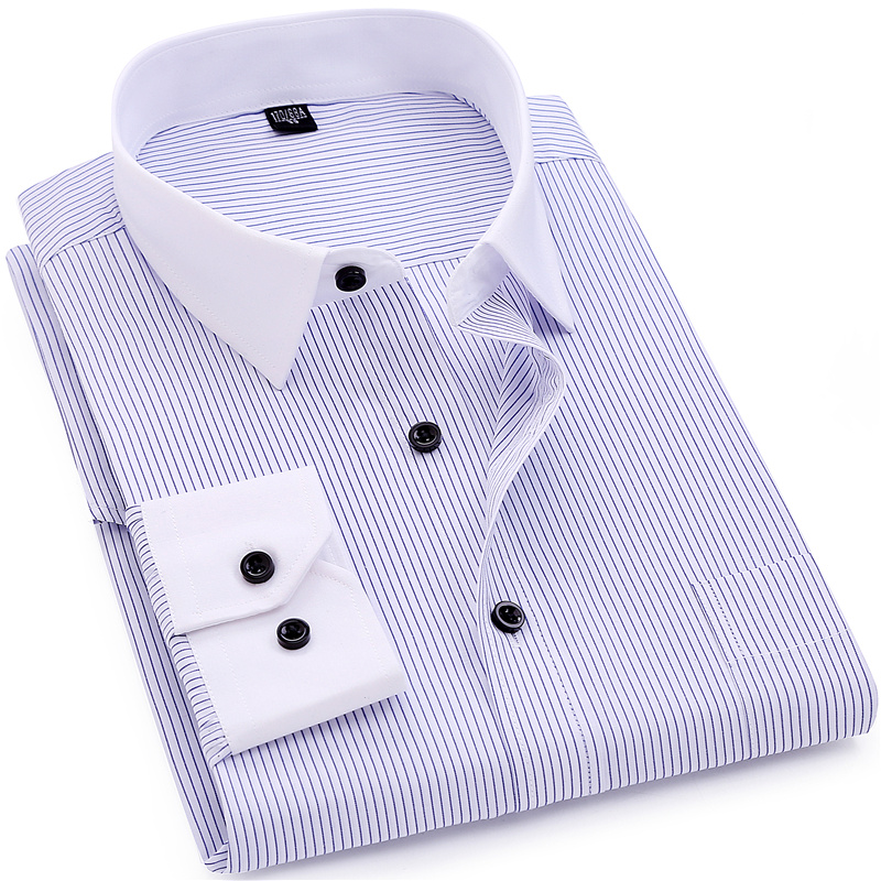 Striped Men Dress Shirt White-collar Design Formal Fashion Long Sleeve Business Men Casual Shirt Regular Fit Plus Size 7XL 8XL, 1800 gray stripes
Striped Men Dress Shirt White-collar Design Formal Fashion Long Sleeve Business Men Casual Shirt Regular Fit Plus Size 7XL 8XL, 1800 gray stripes