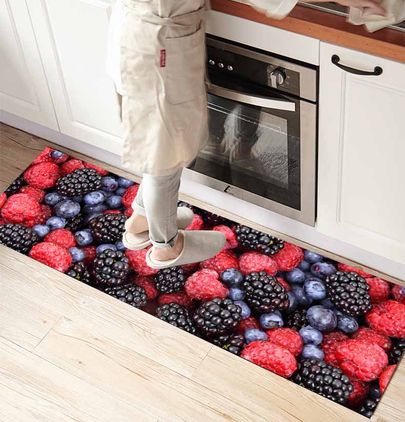 Else Black Red Blackberry Fruits 3d Print Non Slip Microfiber front of kitchen counter Modern Decorative Washable Area Rug Mat, As pic
Else Black Red Blackberry Fruits 3d Print Non Slip Microfiber front of kitchen counter Modern Decorative Washable Area Rug Mat, As pic