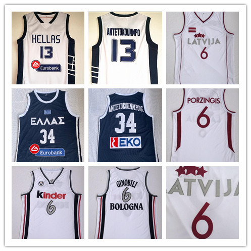 NCAA Greece Dwayne Hellas 13 Giannis Antetokounmpo g Jersey 34 Antetokounmpo Italy Kinder Bologna 6 Manu Ginobili Latvija Kristaps Porzingis, 6 white
NCAA Greece Dwayne Hellas 13 Giannis Antetokounmpo g Jersey 34 Antetokounmpo Italy Kinder Bologna 6 Manu Ginobili Latvija Kristaps Porzingis, 6 white