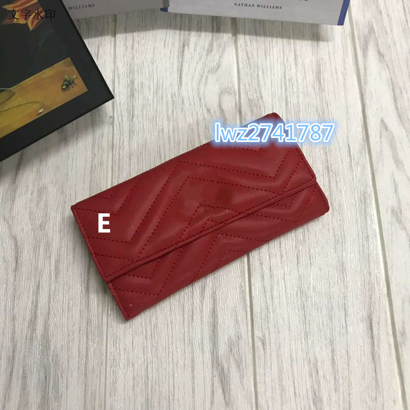 Many colors classic style gold hardware Real Leather Woman Wallet Wallet Purse Clutch Bag with box, Red;black
Many colors classic style gold hardware Real Leather Woman Wallet Wallet Purse Clutch Bag with box, Red;black