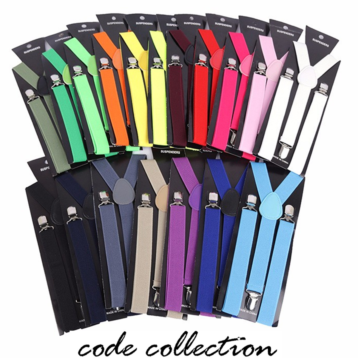 Mens Suspenders Adjustable X-Back women Clip Suspenders - Elastic, Big & Tall 42 solid colors wholesale Elastic Leather suspender, Leave colors no. you need
Mens Suspenders Adjustable X-Back women Clip Suspenders - Elastic, Big & Tall 42 solid colors wholesale Elastic Leather suspender, Leave colors no. you need