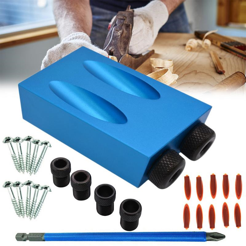 7PCS Oblique Hole Drill 15 Degree Angle Locator Bits Hole Jig Woodwork Guide Clamp Locator Set Kit Woodworking Hand Tools
7PCS Oblique Hole Drill 15 Degree Angle Locator Bits Hole Jig Woodwork Guide Clamp Locator Set Kit Woodworking Hand Tools