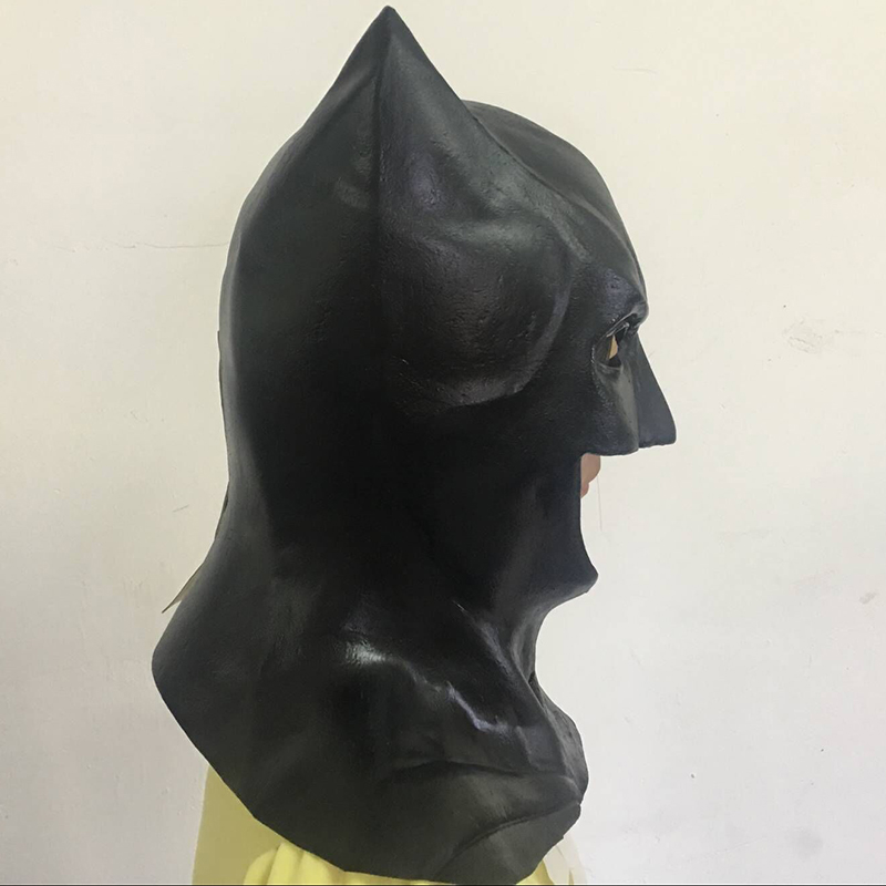 Top Grade Famous movie Batman Masks Adult Halloween Mask Full Face Latex Caretas Movie Bruce Wayne Cosplay Toy Props1077392