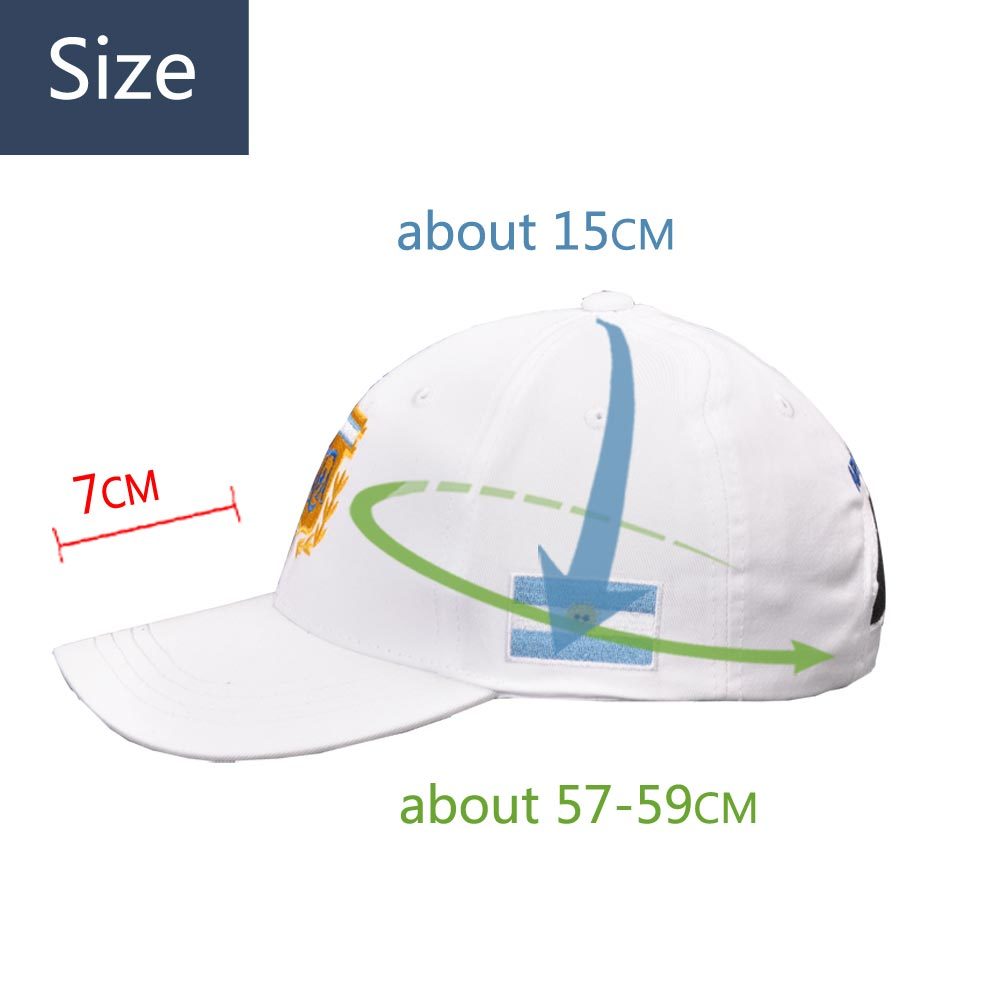 World Cup Football Cap Argentine caps baseball cap men's breathable hat ladies fashion net cap thin cotton quick-drying sun hat T200409