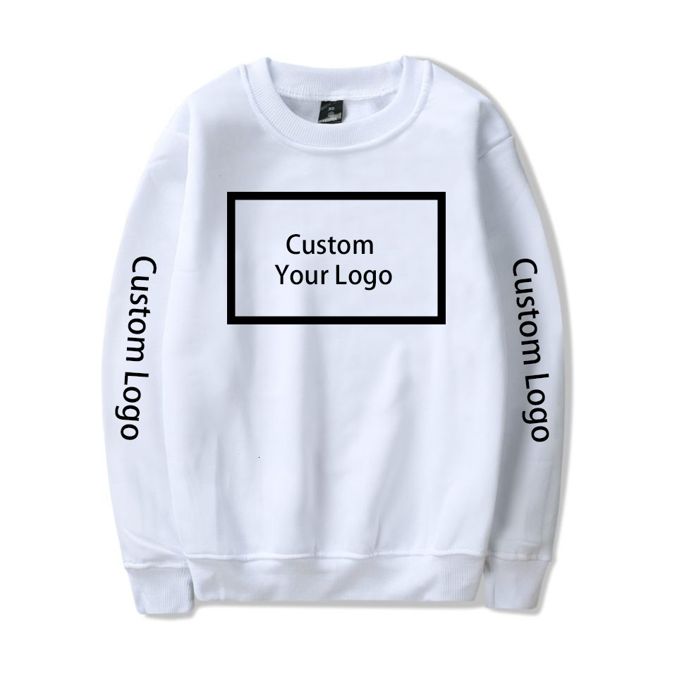 WAMNI Custom Sweatshirt Logo Print hooded Hoodie Customized Sweatshirt Cotton Streetwear Warm Crewneck Clothes V191019