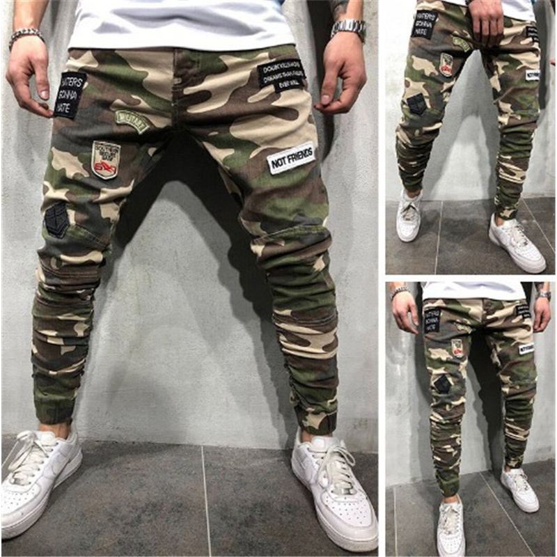 Mens Skinny Stretch Denim Pants Camouflage Pleated Ripped Slim Fit Jeans Trousers 2019 pants jeans men Clothing
Mens Skinny Stretch Denim Pants Camouflage Pleated Ripped Slim Fit Jeans Trousers 2019 pants jeans men Clothing