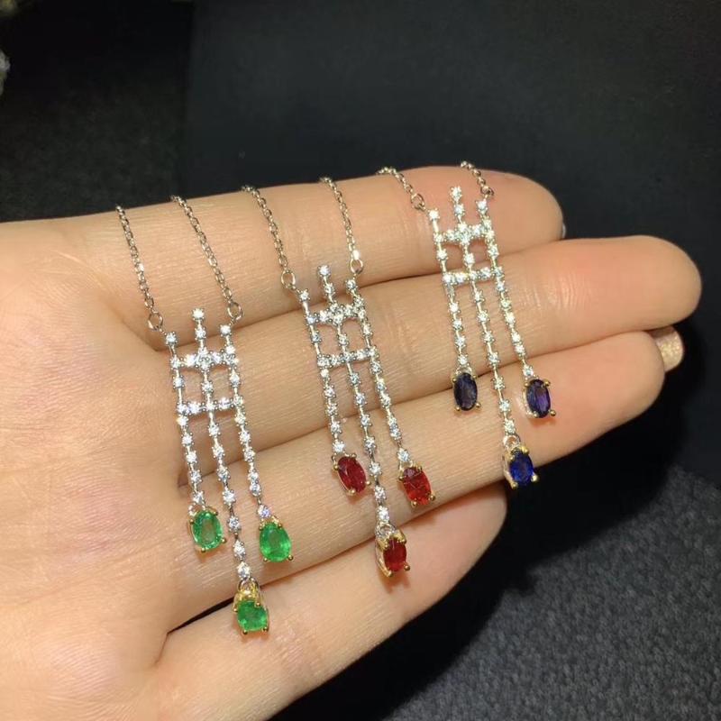new style green natural emerald gemstone pendant for women necklace real 925 silver jewelry natural gem ruby sapphire girl gift
new style green natural emerald gemstone pendant for women necklace real 925 silver jewelry natural gem ruby sapphire girl gift