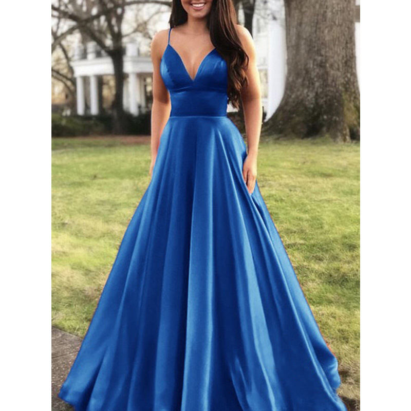 luxury 2020 Pink royal blue Evening Dresses 2020 African Saudi Arabia Formal Dress For Women Sheath long Prom Gowns Celebrity Robe De Soiree