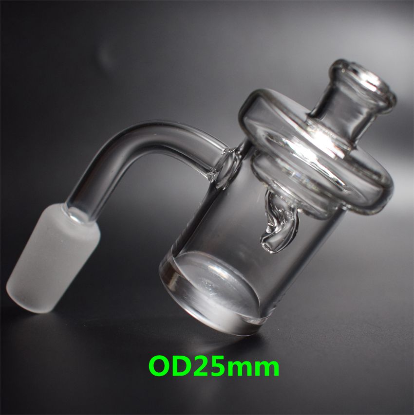 25mm Quartz Banger 5mm thick quartz banger nail male female Frosted joint with glass carb 45/90 degree 10mm 14 mm 18mm
25mm Quartz Banger 5mm thick quartz banger nail male female Frosted joint with glass carb 45/90 degree 10mm 14 mm 18mm