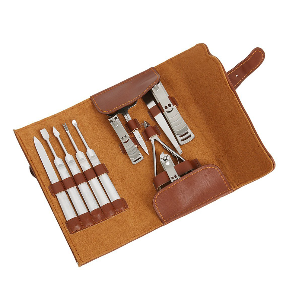 Manicure Set Professional Repair Nail Group Clipper Stainless Steel Pedicure Beauty Travel Manicure Sets 11 Pcs Kit
