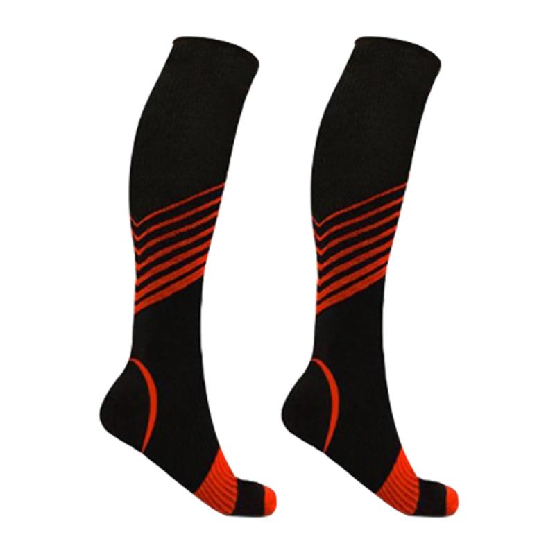 Men Women Elastic Athletic Sports Leg Support Running Casual Cycling Stripe Pattern Hiking Compression Socks Long Tube Exercise, Red
Men Women Elastic Athletic Sports Leg Support Running Casual Cycling Stripe Pattern Hiking Compression Socks Long Tube Exercise, Red