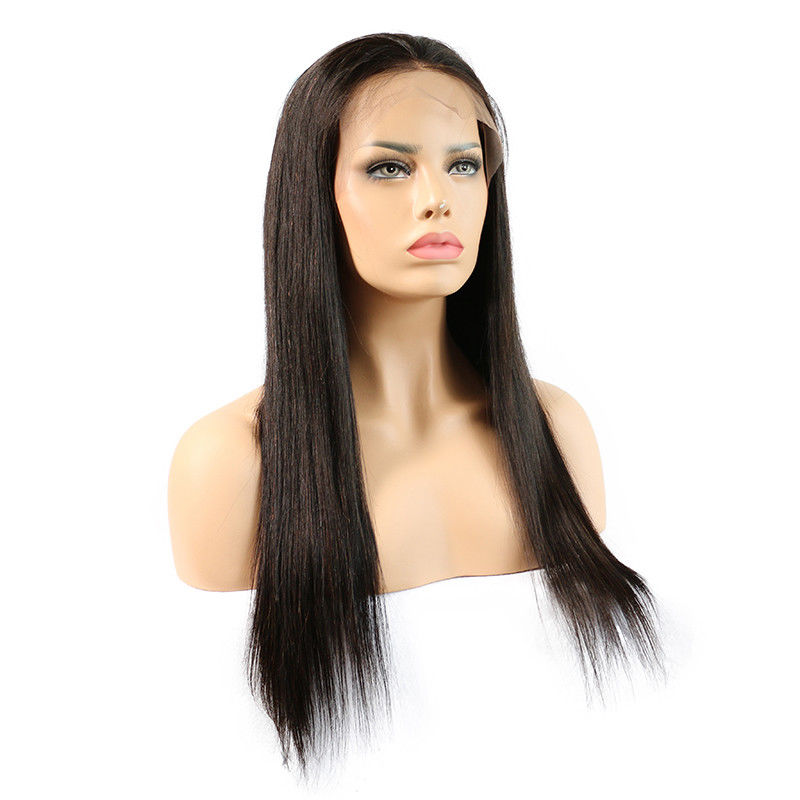 360 Lace Frontal Wig Pre Plucked With Baby Hair Brazilian Virgin Hair Straight Lace Front Human Hair Wigs For Black Women 130%density