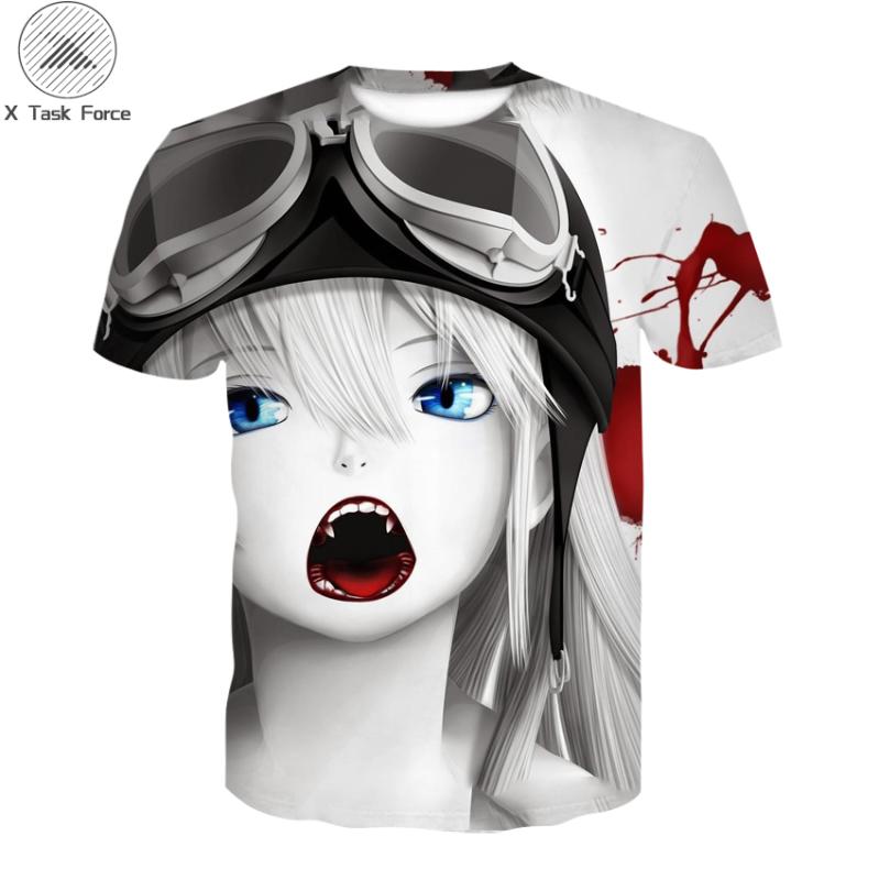 Summer anime series T-shirt 3D anime T-shirt funny cute hip-hop men' men' top, Black
Summer anime series T-shirt 3D anime T-shirt funny cute hip-hop men' men' top, Black
