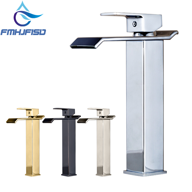 Modern Square Waterfall Spout Bathroom Basin Faucet Tall Countertop Vanity Sink Mixer Tap
Modern Square Waterfall Spout Bathroom Basin Faucet Tall Countertop Vanity Sink Mixer Tap