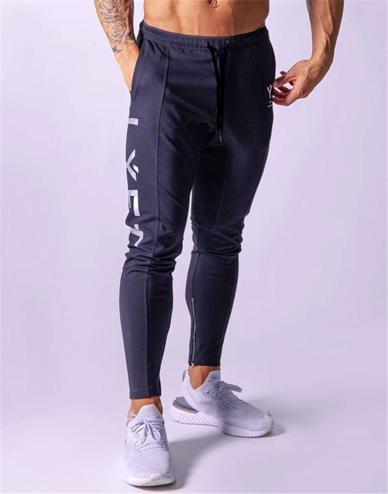 Januarysnow Brand Designer Jogging Pants Men Sport Sweatpants Running Men Joggers Cotton Trackpants Slim Fit Pants Bodybuilding Trouser