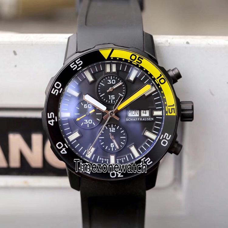 New 42mm Double Calendar PVD Black Steel Case IW376702 Black Dial Automatic Mens Watch Black/Yellow Bezel Rubber Strap Watches Timezonewatch, Slivery;brown
New 42mm Double Calendar PVD Black Steel Case IW376702 Black Dial Automatic Mens Watch Black/Yellow Bezel Rubber Strap Watches Timezonewatch, Slivery;brown