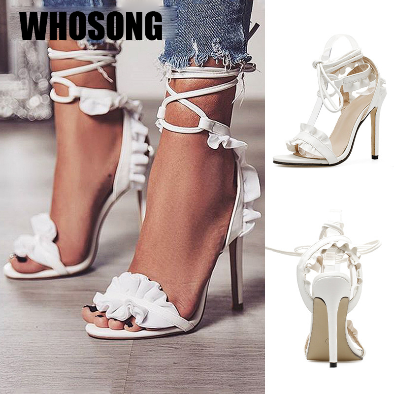 New Summer Women Sandals Woman Fuffles Shoes Girls High Thin Heels Ladies Footware Soft Sexy Sandals Female White
New Summer Women Sandals Woman Fuffles Shoes Girls High Thin Heels Ladies Footware Soft Sexy Sandals Female White